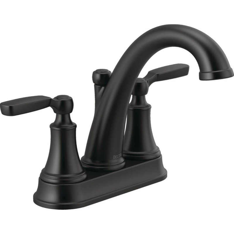 Centerset Bathroom Faucet with Drain Assembly