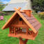 Boen Wood Freestanding Decorative Bird Feeder