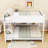 Queen Over Queen Bunk Bed With Cabinets And Charging Station-1451374904