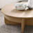Modern Simple Style Coffee Table with Round Top