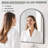 Arched Wall Mirror Bathroom Vanity Mirror With Metal Frame, Modern Arch Mirror For Bedroom, Living Room, Entryway, Wall Mounted Decorative Mirror-380359470-380359475