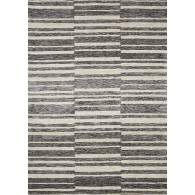 Gertie Natural Slate Striped Rug