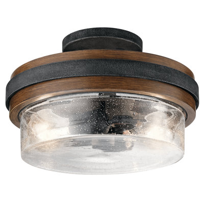 Darley Glass Semi Flush Mount