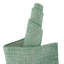 Tapis rayé en laine tissé à la main Colyt en vert / blanc-1412633577