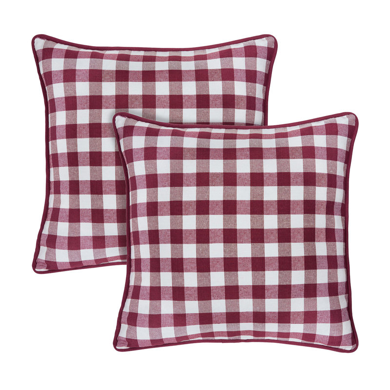 Outdoor 10'' Loveseat Cushion Cover, Burgundy