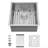 13 Inch Undermount Stainless Steel Kitchen Sink, 16 Gauge, 9 Inch Deep Single Bowl for Durable and Quiet Performance