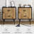 Alexandera 19.7" W 2-Drawer End Table with Metal Legs-60942570