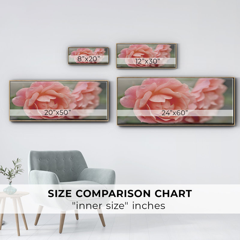 Cottage Climber- Framed Canvas, 24" H x 60" W