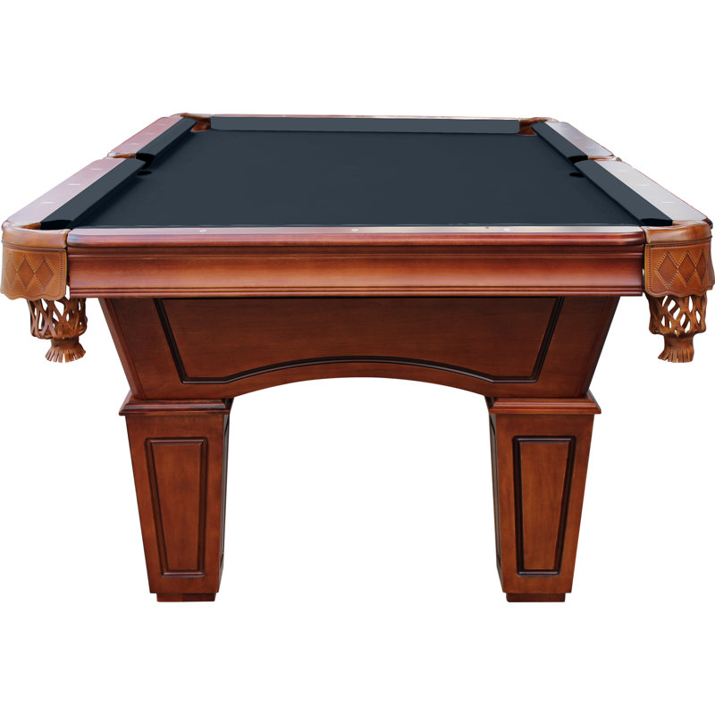 Table de billard en ardoise avec installation professionnelle St Lawrence (valeur de 895 $) incluse, Titane, Châtaignier