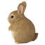 Statue chubby lapin debout