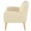 Chaises d'appoint confortables en bois de polyester de style Mid-Century moderne