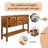 Spacious Sideboards & Buffets, Pine Wood Rustic 46.5in For Kitchen