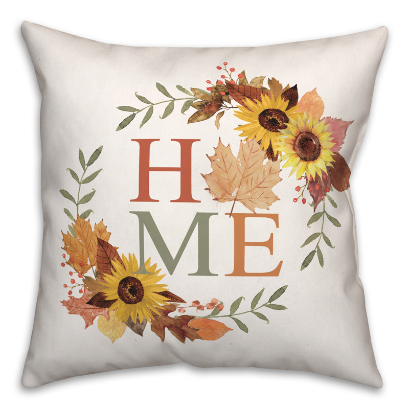  Housse et insert de coussin carré Autumn Home, H 20 po x l 20 po