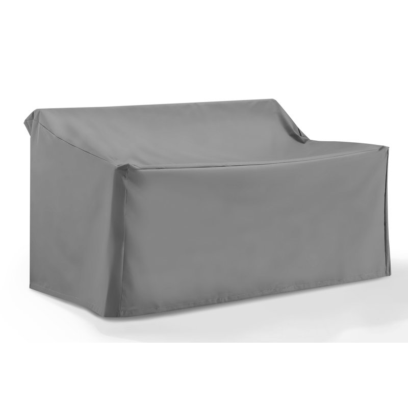 Lined Patio Loveseat Cover, Gray