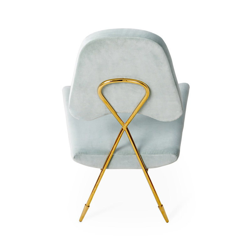 Maxime Lounge Chair, Lido Celadon Velvet