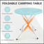 Table pliante ronde de 31,5 cm, idéale pour les cocktails, les bistrots et les fêtes en plein air (mariages, jardins, etc.). Facile à installer.-249477239