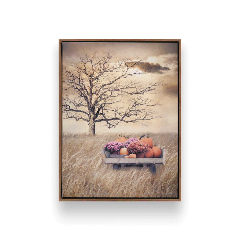 «Autumn Haul II» par Lori Deiter, reproduction d'art, L 12 po x H 16 po, Brun, Toile avec cadre