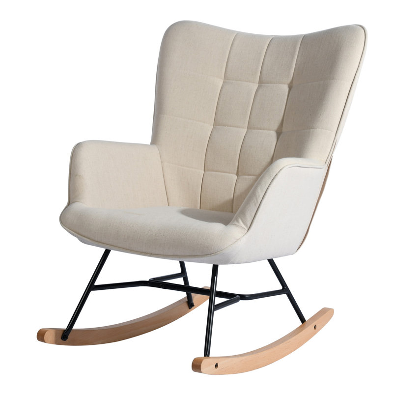 Adamo Rocking Chair, Beige