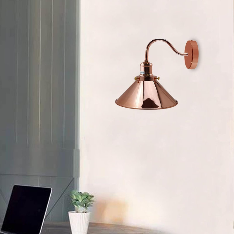 Mcniel Armed Sconce, Rose Gold