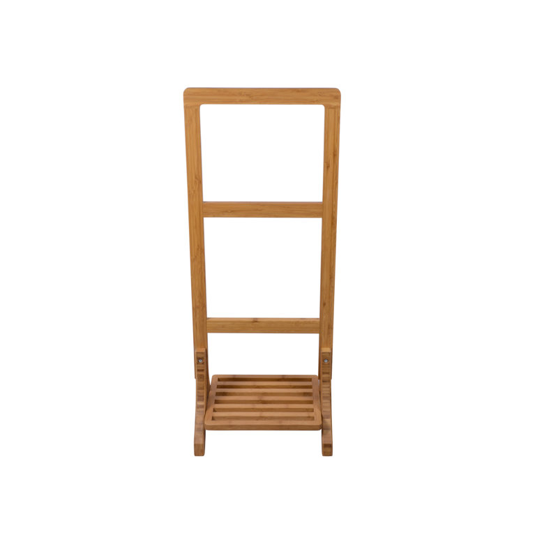 Wood 3 Freestanding Towel Rack