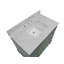 Meuble-lavabo simple 36 po avec comptoir vert sauge et comptoir en marbre de Carrare Whitman-521133449-521133557