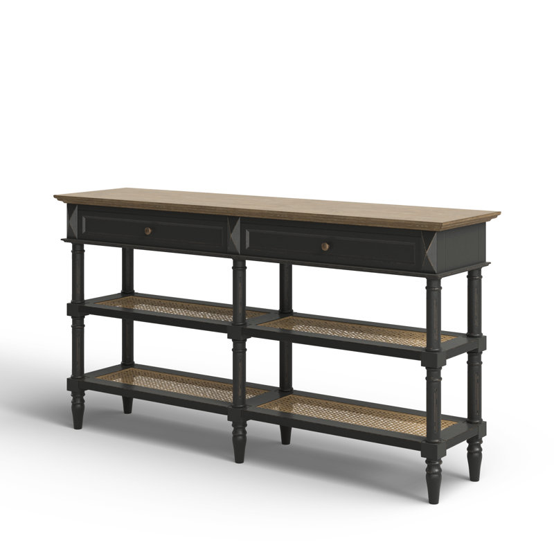 Anshum Console Table, Black