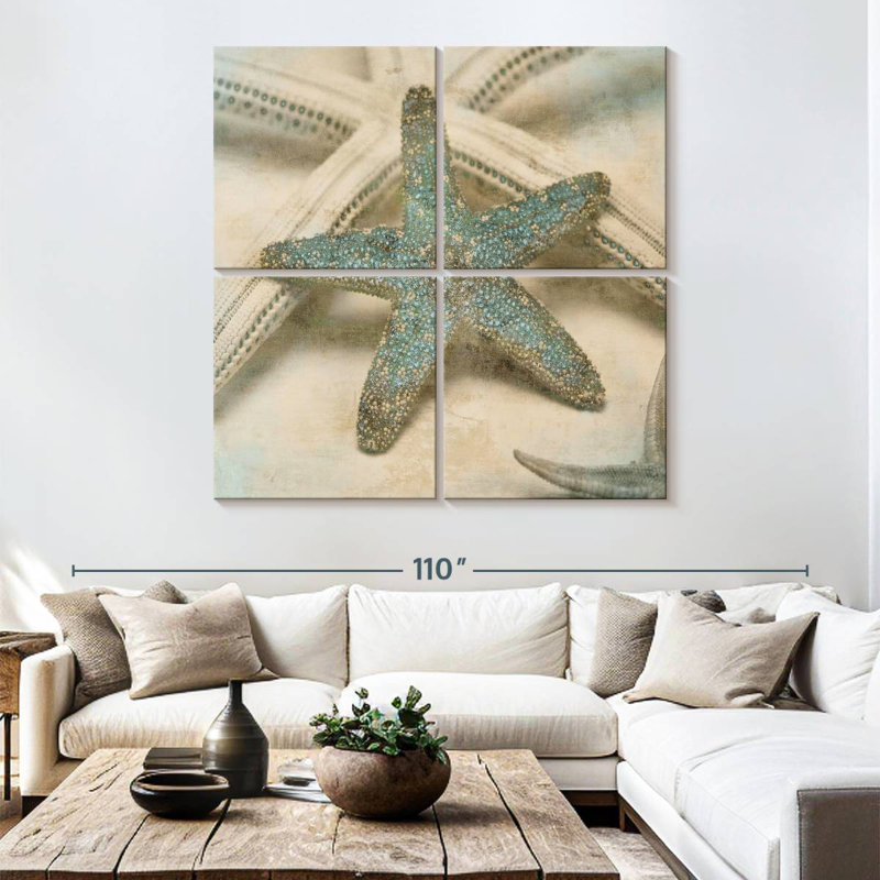 Aletra Coastal Gems III, 74" H x 74" W