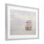 «Pink Paradise Beach», reproduction sous verre encadrée, design par Seven Trees Design-631126698-631126699