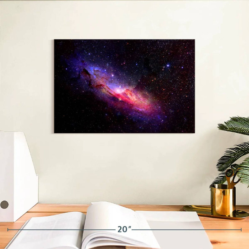 Oberle galaxie dans l'espace, H 8 po x l 12 po