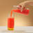Brightware Glass Juice Bottles with Black Lids – 16 oz – Set of 8-83491447