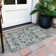 Machine Washable Indoor/Outdoor Christain ACN1311 Seafoam Rug