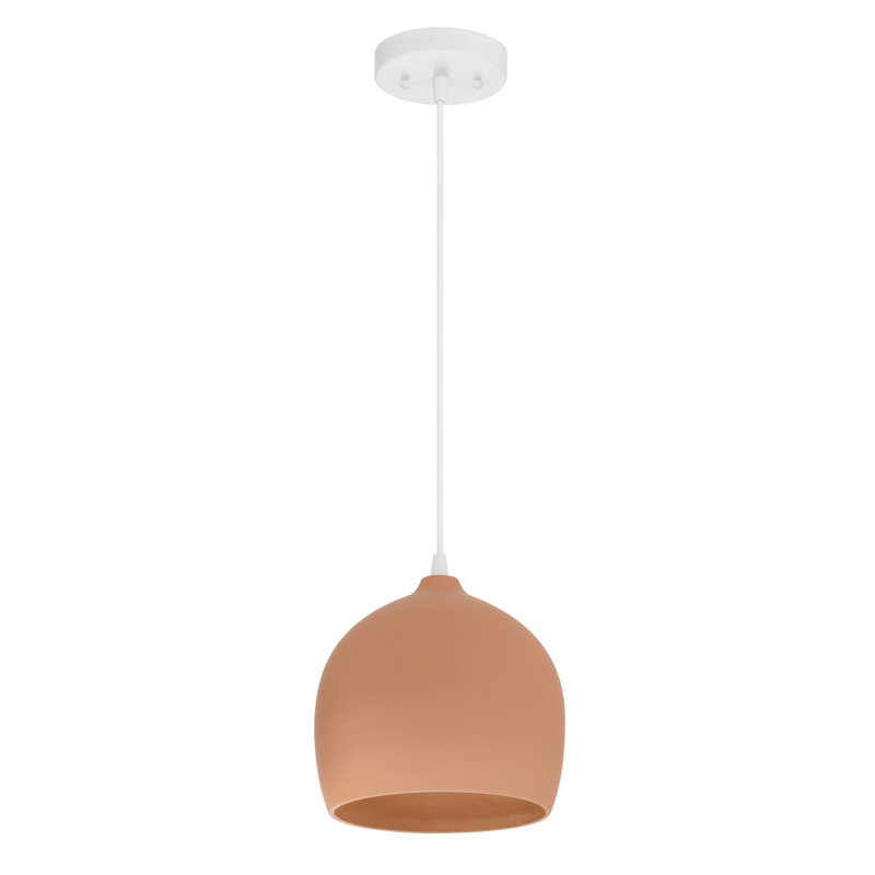 Luminaire suspendu Javaeh, Terracotta, H 85 po x l 9 po