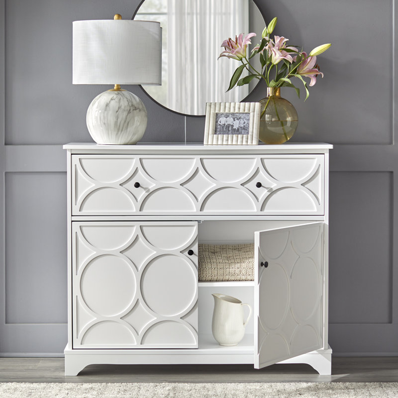 Buffet décoratif 2 portes Gainey Cuomhouse, Blanc