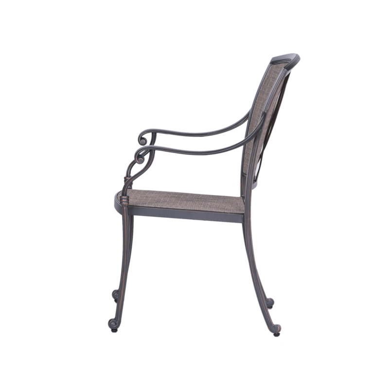 Chaise de patio empilable Annecorinne