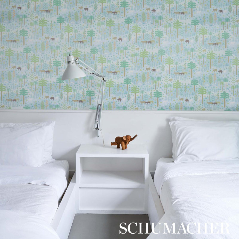 Las Colinas Wallpaper, Blue