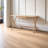 Solid Walnut Wood X-Leg Writing Desk