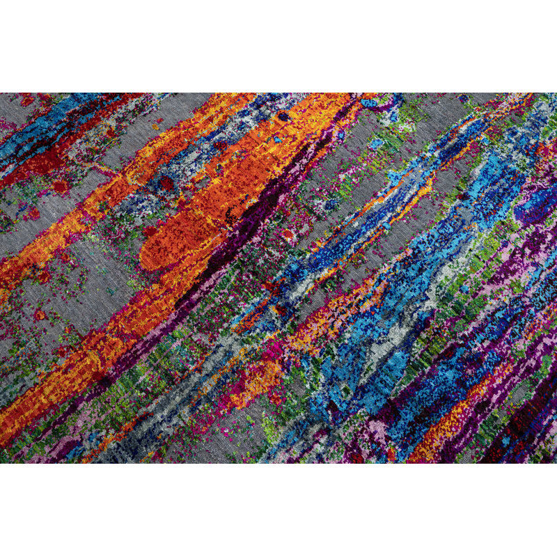 Abstract Area Rug, Rectangle 8' x 10'