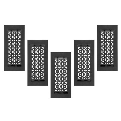 PAQUET de 5 ouvertures de conduit d'air 4 po x 10 po Achtek (5-1 / 2 po x 11-3 / 4 po)