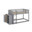Lit superposé simple au-dessus de simple avec 3 tablettes et 4 tiroirs-1726941610