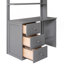 Lit mezzanine avec tiroirs, bureau et garde-robe-1730595629-1730595628