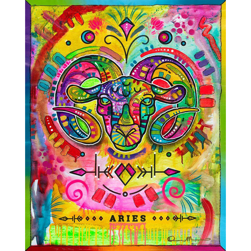 Bungalow Bungalow Dean Russo, reproduction d'art sur toile, Aries