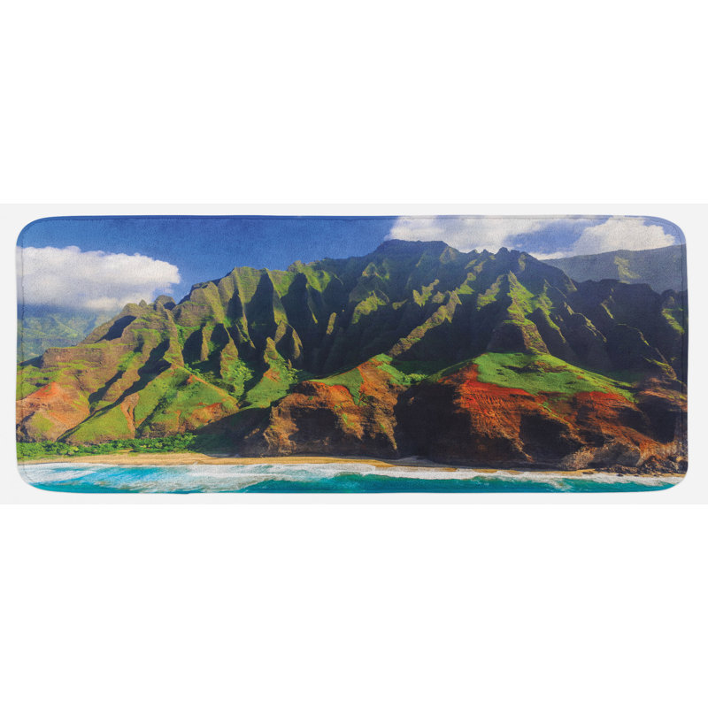 Tapis de cuisine hawaii