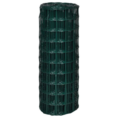 Euro Fence Steel 32.8ftx3.3ft Green