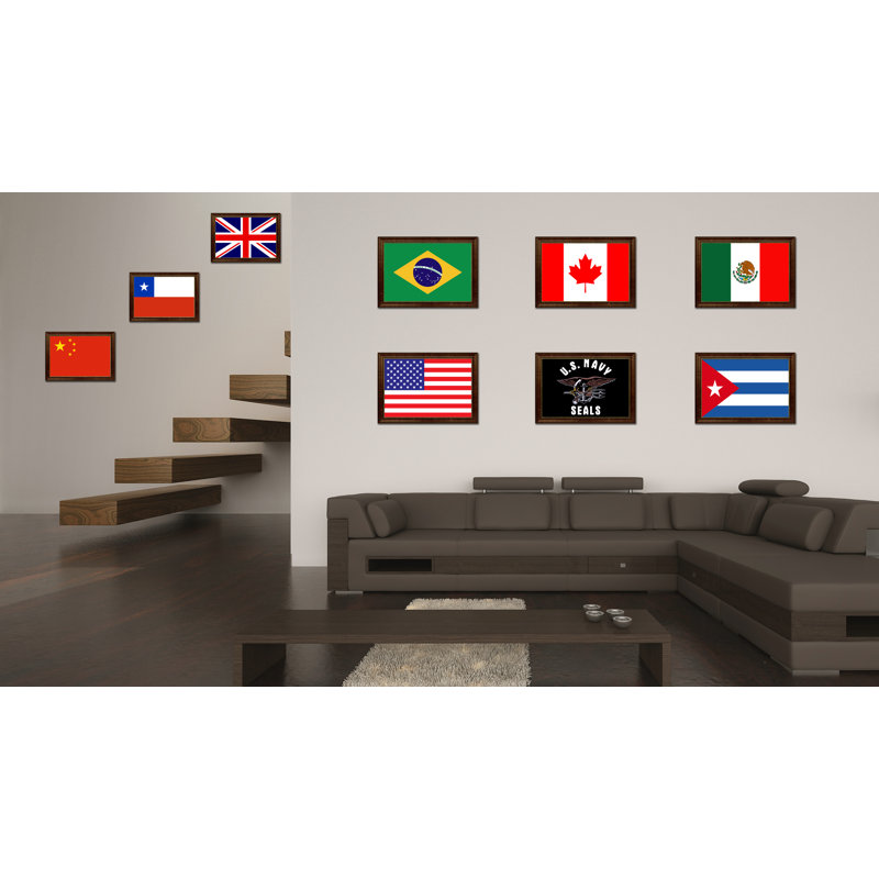 Impression sur toile drapeau américain, 21 x 30, H 15 po x l 21 po