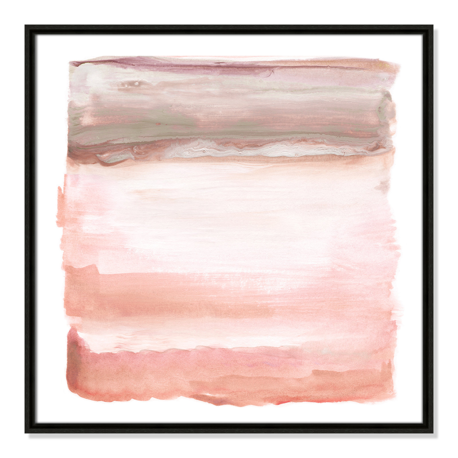Lakeland "Boho Sky I" Print by Nan, 25.5" H x 25.5" W x 2" D, Espresso