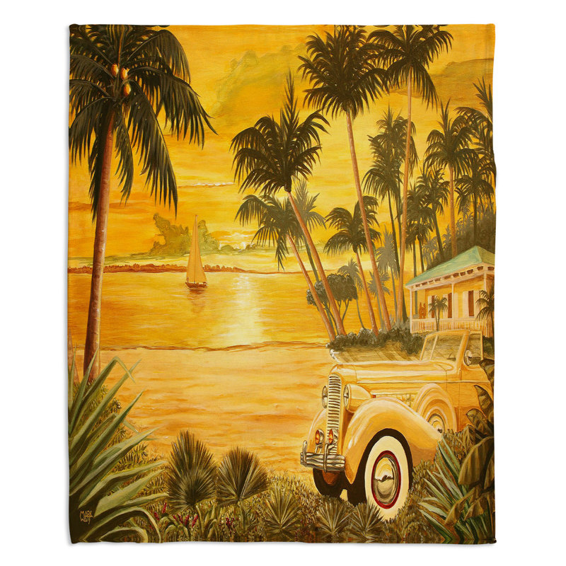  Couverture tropicale, 51 po x 60 po