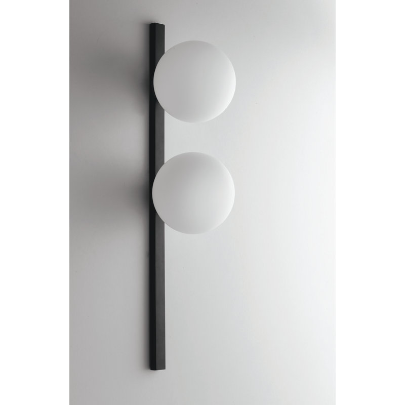 Sanjaya Plug-in Armed Sconce, Black