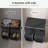 Double Laundry Hamper With Lid, 47.8 Gal Laundry Basket 2 Section With 2 Side Pockets, Dirty Clothes Hamper With Removable Bag, (Black)-567701606