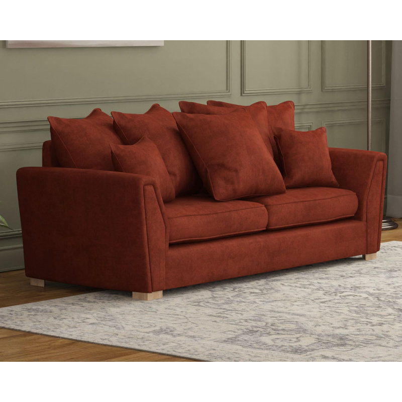 Wendleberry Three Seater, Scatter Back, Olive