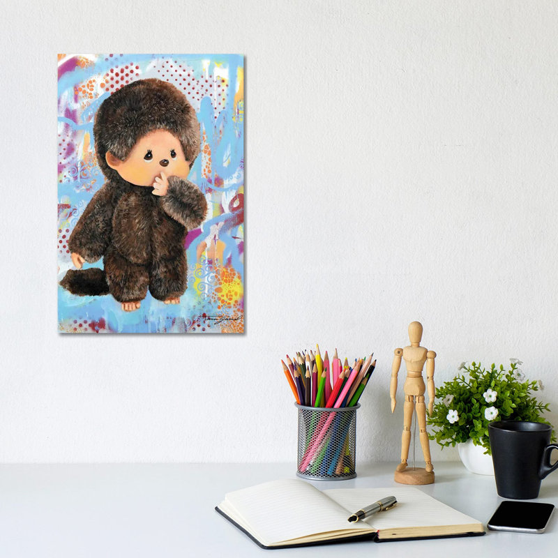 Monkey Business - Wrapped Canvas Painting, 30.48cm H x 20.32cm W x 1.905cm D
